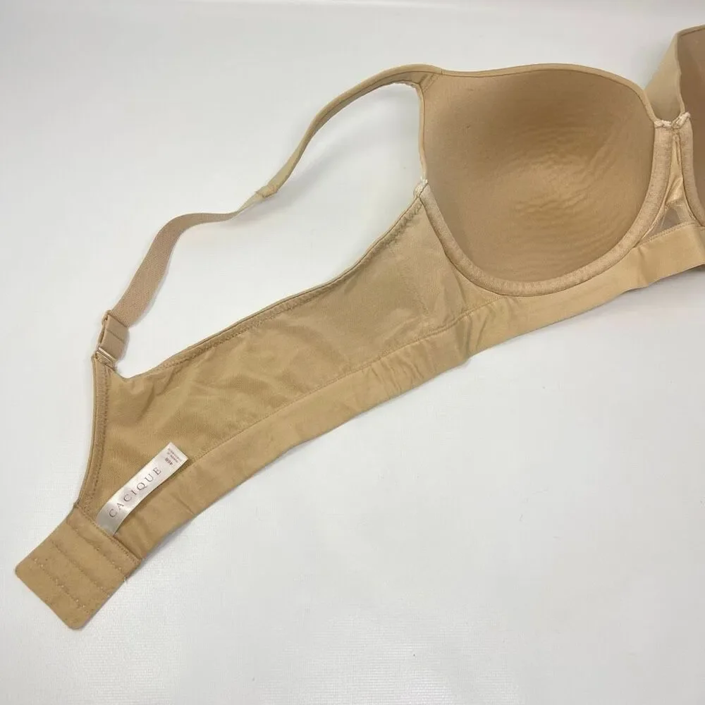 Cacique Lane Bryant Lightly Lined Balconette Bra Comfort Bliss No Wire Size 46B